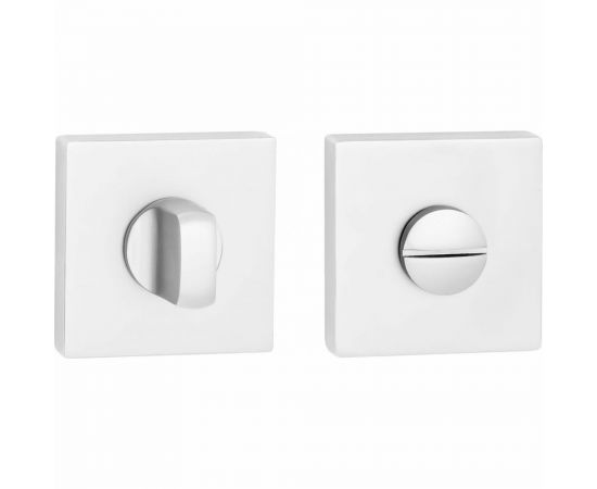 Квадратная завертка к ручкам RENZ супер белый INBK 03 SW 