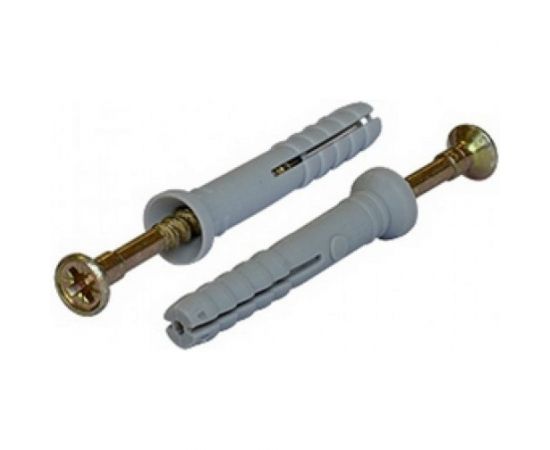 Дюбель-гвоздь 6х40 потайная манжета, полипропилен 300шт - пакет Tech-Krep 125575 