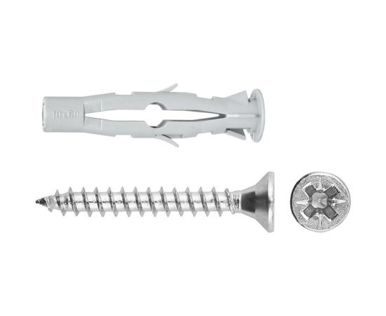 Дюбель-бабочка DQ с шурупом Tecfi 10x60 30 шт 147481 