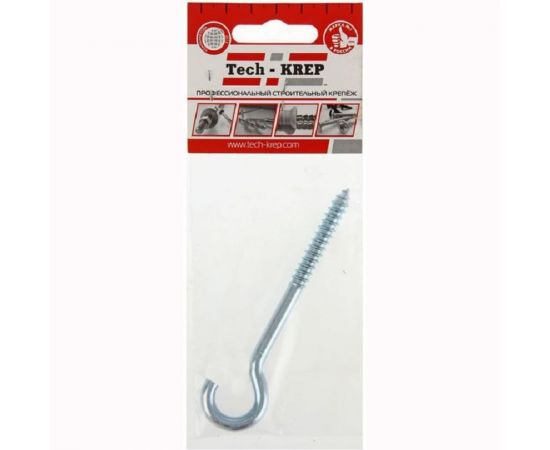 Шуруп с полукольцом Tech-Krep 6,0х100 1 шт - пакет 136364 – изображение 2