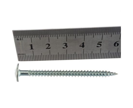 Саморезы с пресс-шайбой Steelfix острые, 1кг 4,2х55 А-00209 – изображение 2