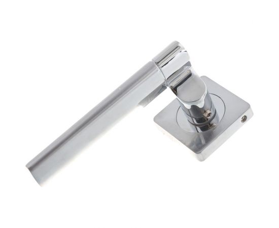 Дверная ручка на квадратной розетке Марчелло РЕНЦ DH 57-02 SC/CP – изображение 3