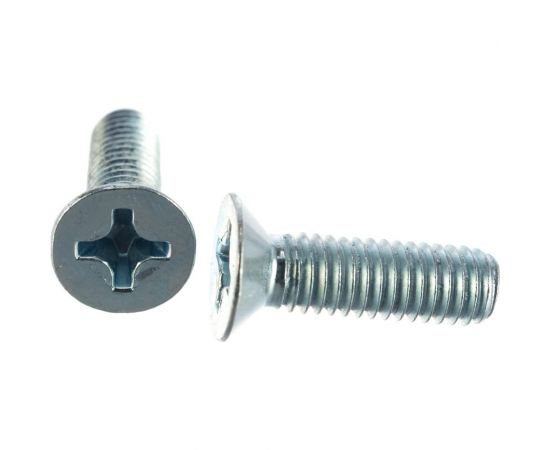 Винт с потайной головкой ЕВРОПАРТНЕР DIN 965 Zn 6х20 12шт. 12 0500 1 – изображение 3