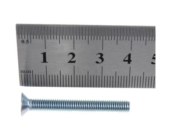 Винт с потайной головкой ЕВРОПАРТНЕР DIN 965 Zn 5х40 10шт. 12 0496 1 – изображение 3