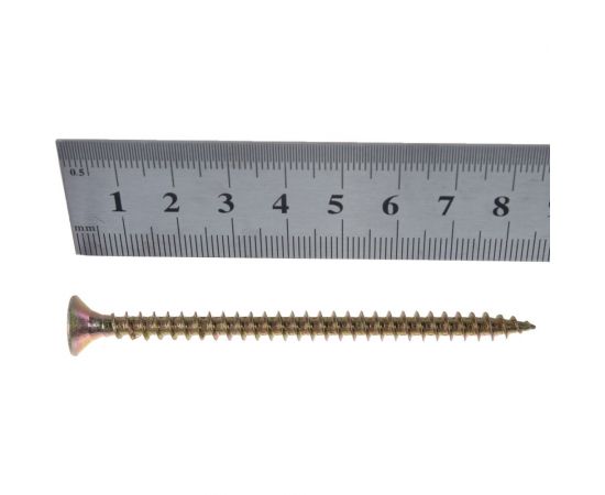 Саморез Tech-Krep ШУж 6,0х90 потайная головка 2 шт, пакет 102522 – изображение 3