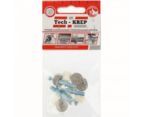 Набор №2 для стяжки фасада Tech-Krep для ДСП 16мм метрическая резьба штока пакет 127514 – изображение 4