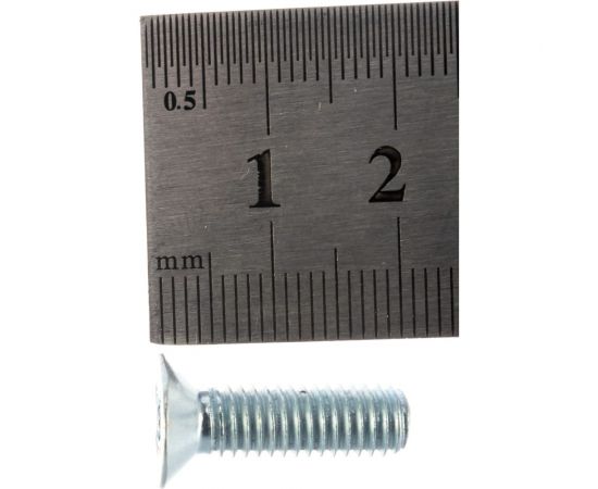 Винт с потайной головкой ЕВРОПАРТНЕР DIN 965 Zn 6х20 12шт. 12 0500 1 – изображение 5