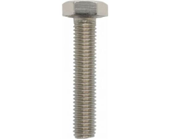 Болт с шестигранной головкой ВИРТУОЗ 5x16 мм, DIN 933, нержавеющая сталь А2, 4 шт. 35787 