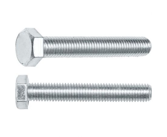 Шестигранный болт STARFIX М10x65 мм, цинк, класс прочности 8.8, DIN 933, 2 шт. SMZ1-74632-2 