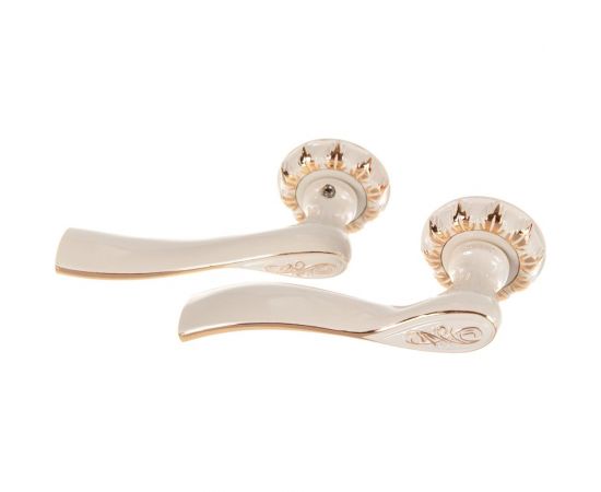 Дверная ручка Флория РЕНЦ DH /N/ 17-10 W/GP 