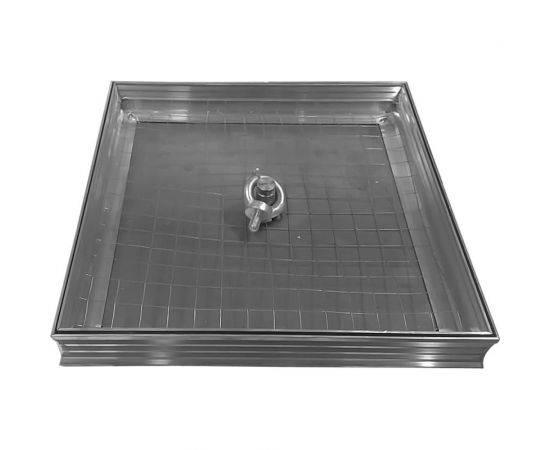 Алюминиевый напольный люк PROMLYUK Горизонт 60х60 730600600 