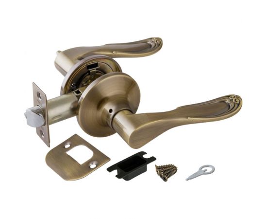 Ручка защелка PUNTO 6030 AB-P без фик. бронза 34671 