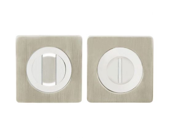 Поворотная ручка PUNTO BK6 ZQ SN/CP-3 матовый никель/хром 41065 