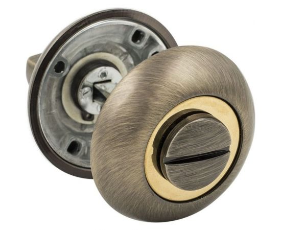 Дверная WC завертка SCHLOSS ШЛОСС 82001 бронза, 50 мм тов-193515 – изображение 2