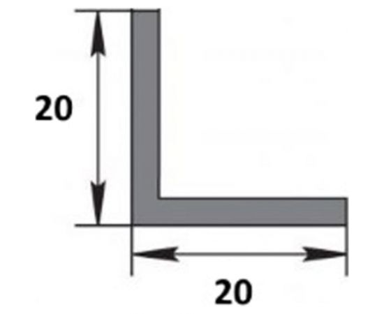 Текстурированный ПВХ угол Волшебная палочка 20x20 мм, 2.7 м, цвет 18 УТ000073314 – изображение 2