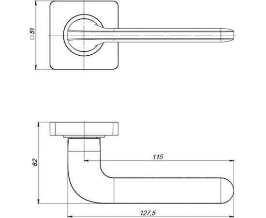 Раздельная ручка PUNTO DROID ZQ BL-24 чёрный 41045 – изображение 2