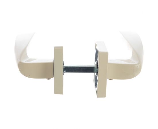 Дверная ручка RENZ Анцио, бел/хр.блест КВ INDH 433-02 W/CP – изображение 3