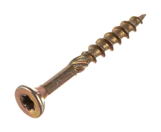 Конструкционный шуруп STARFIX 3x30 мм, потай., желтый цинк, 500 шт. SMC1-38918-500 – изображение 3