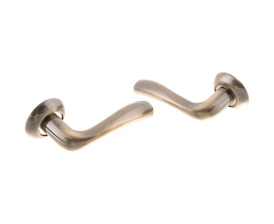 Дверная ручка RUCETTI RAP 19 AB, цвет-бронза 9011388 – изображение 4