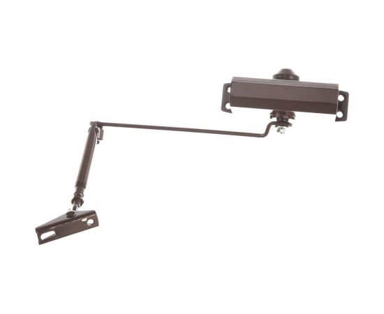 Дверной доводчик для дверей массой до 40 кг STAYER цвет коричневый 37917-50 – изображение 4