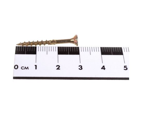 Конструкционный шуруп STARFIX 3x30 мм, потай., желтый цинк, 500 шт. SMC1-38918-500 – изображение 9