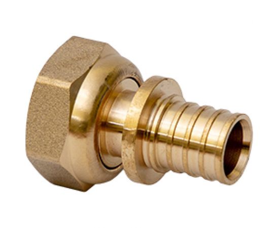 Аксиальный переходник MVI с накидной гайкой 16x1/2"", латунь SF6240404 