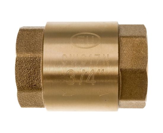 Обратный клапан EUROS с латунным золотником 3/4" EU.YT4056045 34_k 