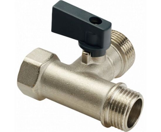 Шаровой кран EUROS для подключения сантехнических приборов 1/2"x3/4"x1/2" ВР-НР-НР EU.YT5014235 12x34x12_k 