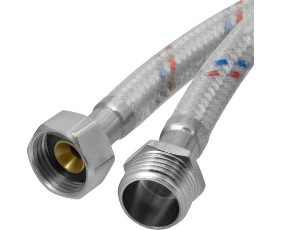 Гибкая подводка для воды ELKA оплетка нейлон, пвх покрытие, 1/2"" х 50 см в/н ИС.101130 