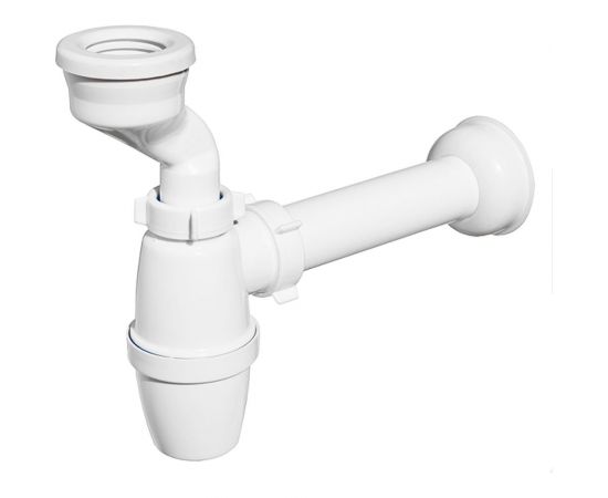 Сифон ORIO 1 1/4x40 для писсуара с манжетами D-40мм/D-46 мм, с прямой трубой 40-40 (длина 200мм) РВ-31009 