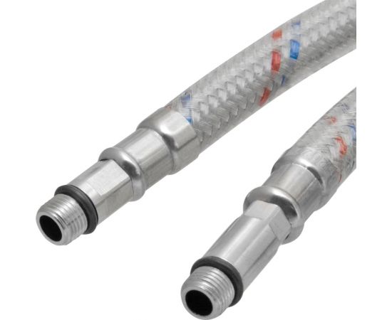 Гибкая подводка для смесителей ELKA оплетка нейлон, пвх покрытие, 1/2"" х м10x80см, пара ИС.101139 – изображение 2