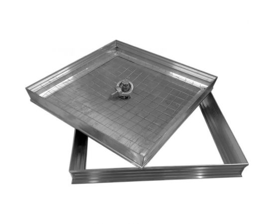 Алюминиевый напольный люк PROMLYUK Горизонт 20х20 730200200 – изображение 2