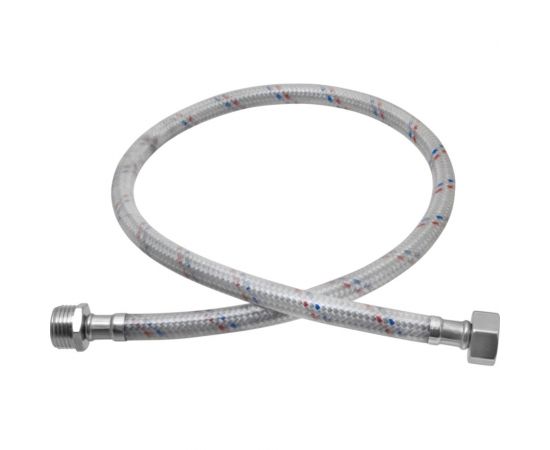 Гибкая подводка для воды ELKA оплетка нейлон, пвх покрытие, 1/2"" х 50 см в/н ИС.101130 – изображение 2