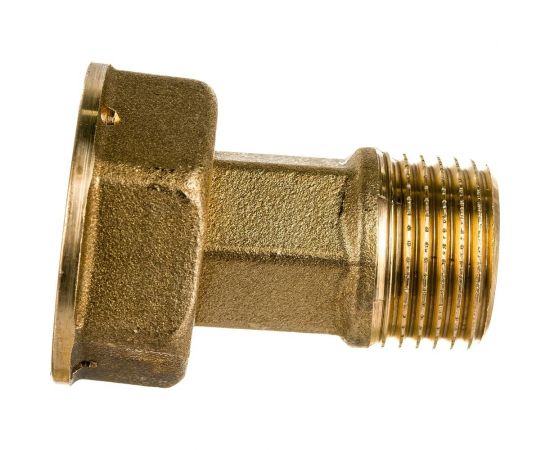 Отвод с накидной гайкой для счетчиков Giacomini 1/2""x3/4"", нехромированный R37Y003 – изображение 3