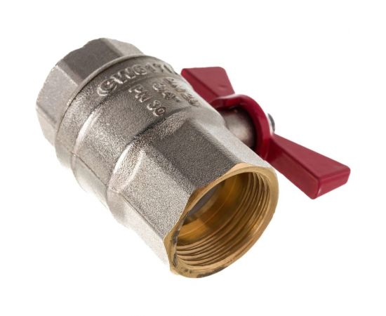 Шаровый кран ECO 3/4 вр/вр ручка бабочка Kalde 0KV4001 – изображение 3