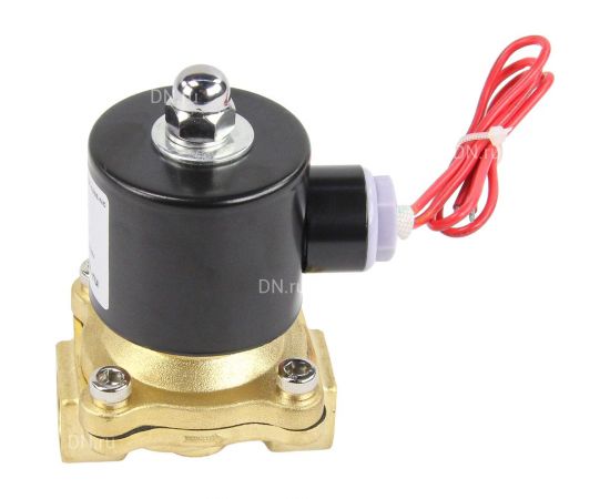 Электромагнитный клапан DN.ru VS2W-100E-NC Ду15 Ру10 латунь резьба 1/2 НЗ EPDM 220B D130-01248 – изображение 4