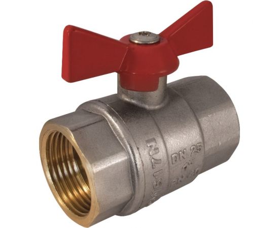 Шаровый кран ECO 3/4 вр/вр ручка бабочка Kalde 0KV4001 – изображение 4