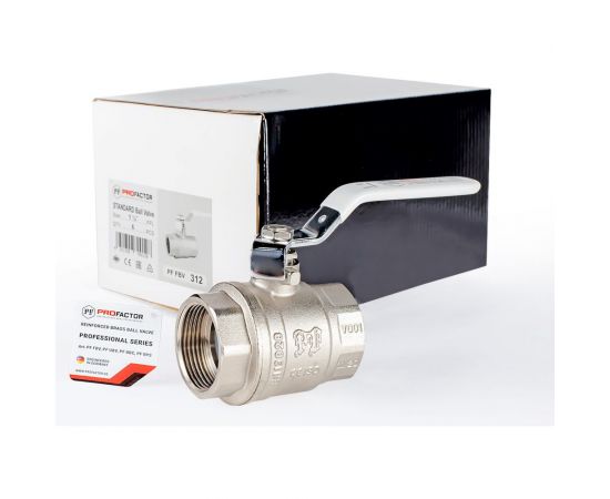 Шаровой кран PROFACTOR PF STANDARD ручка рычаг в/в 1 1/4 PF FBV 312 – изображение 6