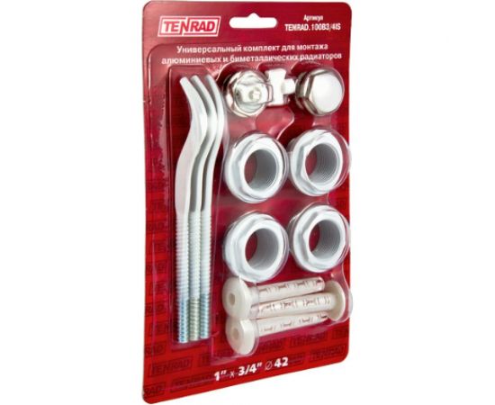 Универсальный комплект TENRAD для монтажа радиаторов 3/4" VALTEC TENRAD.100B3 