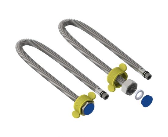 Гибкая сильфонная подводка для смесителя Kopfgescheit 1/2""хM10, 40 см KG-A374 комплект из двух штук KG-A374х2 