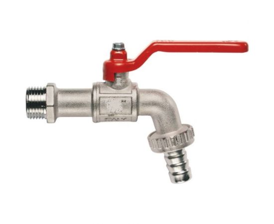 Сливной шаровой кран ITAP со штуцером, рычаг, 1"" /6/42/ 132/1 1320100 