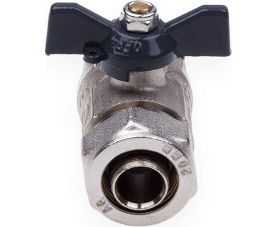 Шаровой кран для МП труб AQUALINK вн 3/4x20 B бабочка 875 