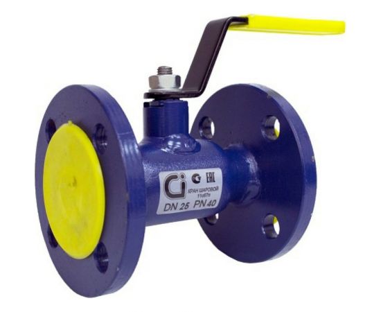 Шаровой кран Ci аналог 11с67п Ду100 Ру16 с рукояткой D160-01480 