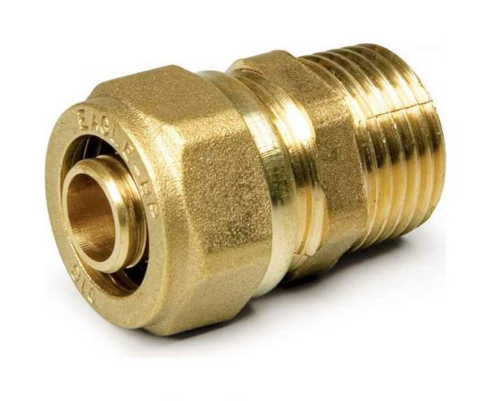 Прямой соединитель BYR PEX Н.Р. 3/4" х 16 (1.8) 1001 