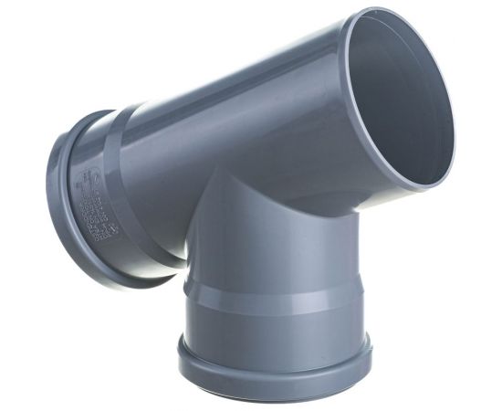 Тройник двухраструбный (67°) HTEA 110/110 Ostendorf 115300 – изображение 2