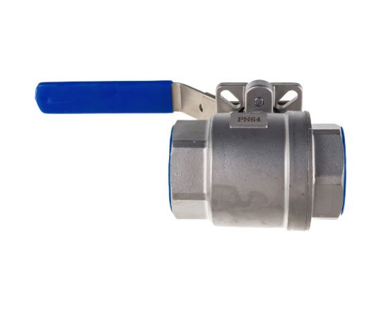 Кран DN.ru КШМП.316.230-ISO Ду50 Ру63 SS316 резьбовой с ISO фланцем D160-05356 – изображение 2