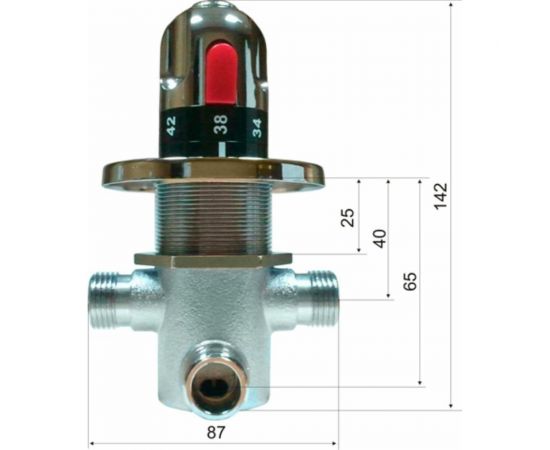 Автоматический термостатический смеситель Kopfgescheit KR533 12D – изображение 2