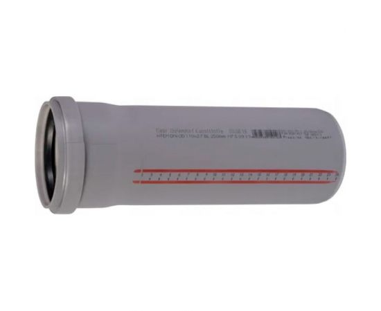 Труба однораструбная канализационная HTEM 110х2000 Ostendorf 115060 – изображение 3