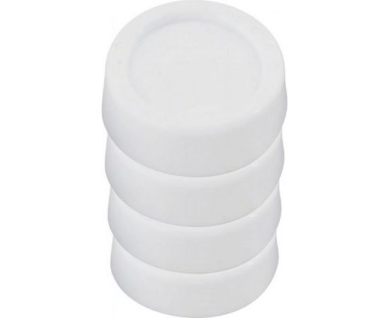 Антивибрационные подставки для стиральных машин и холодильников МУЛЬТИДОМ (круглая, белая) d 6см, h1,5 см МВ76-139 – изображение 3