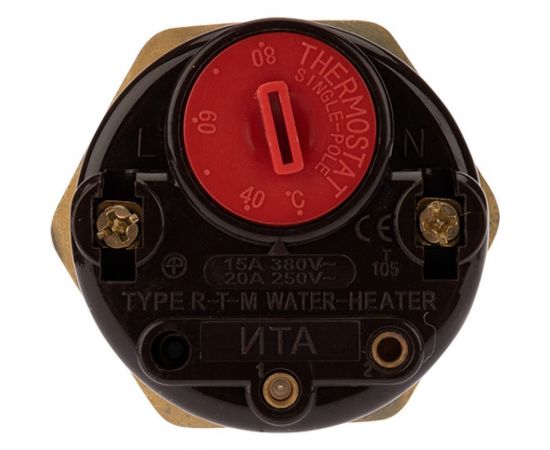 ТЭН для водонагревателя REXANT RDT 1.5 кВт, резьбовой фланец 42 мм, термостат 15A 70-0450 – изображение 4